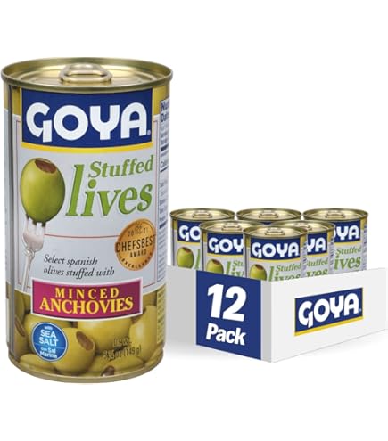 Amazon.com : La Espanola Anchovy Stuffed Olives : Green Condiment